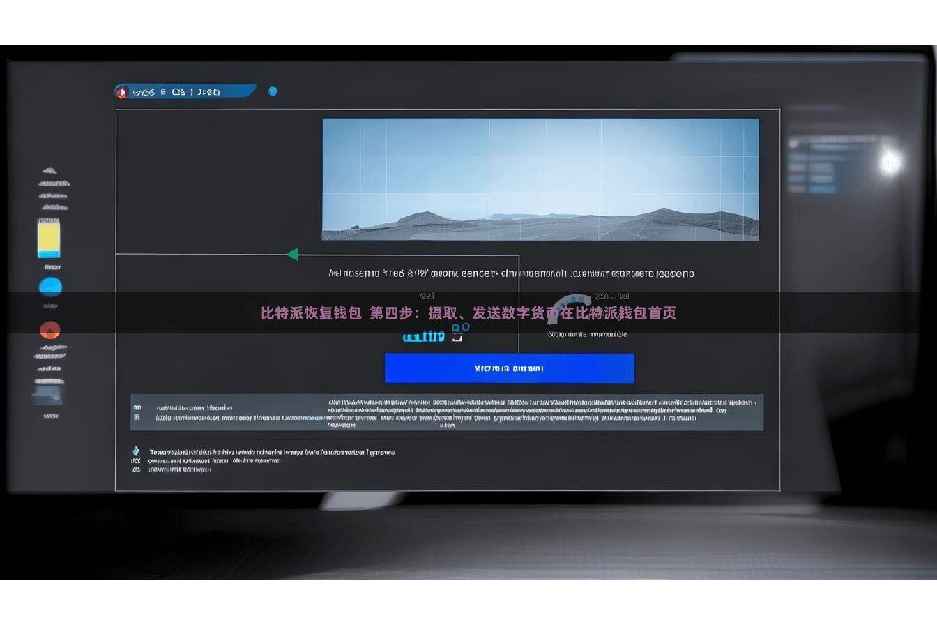 比特派恢复钱包 第四步:摄取、发送数字货币在比特派钱包首页