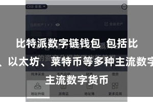 比特派数字链钱包 包括比特币、以太坊、莱特币等多种主流数字货币
