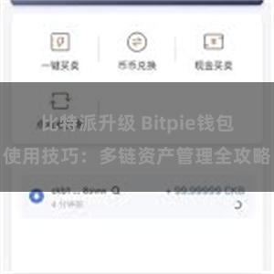 比特派升级 Bitpie钱包使用技巧：多链资产管理全攻略