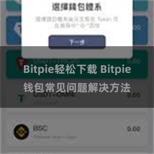 Bitpie轻松下载 Bitpie钱包常见问题解决方法