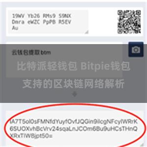 比特派轻钱包 Bitpie钱包支持的区块链网络解析