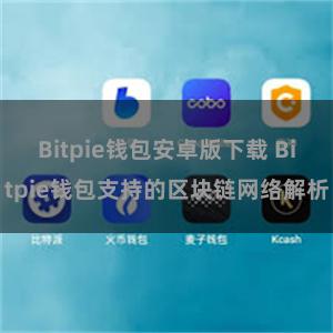 Bitpie钱包安卓版下载 Bitpie钱包支持的区块链网络解析