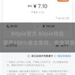 Bitpie官方 Bitpie钱包：资产100%自主掌控，安全可靠。